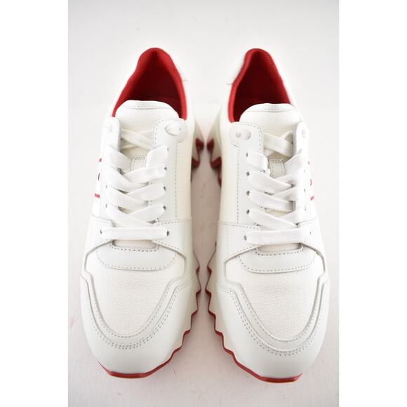 Christian Louboutin Nastroshark Donna Flat White Platform Low Top Sneaker 40 - Picture 8 of 16